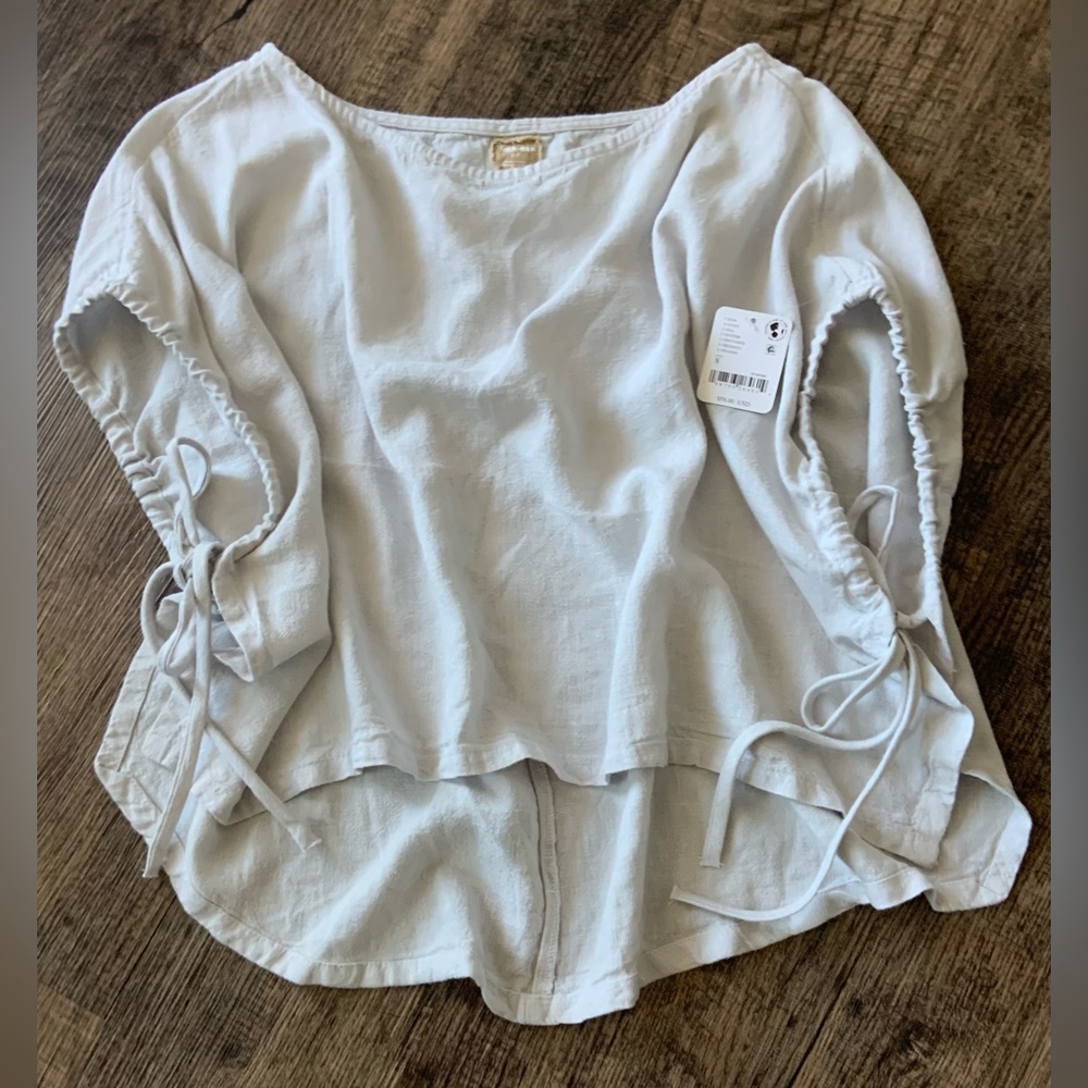 Free People ~ Free-est In-House Collection ~ Luna Linen Top ~ * NWT * - Picture 6 of 12